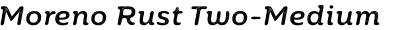 Moreno Rust Two-Medium Italic